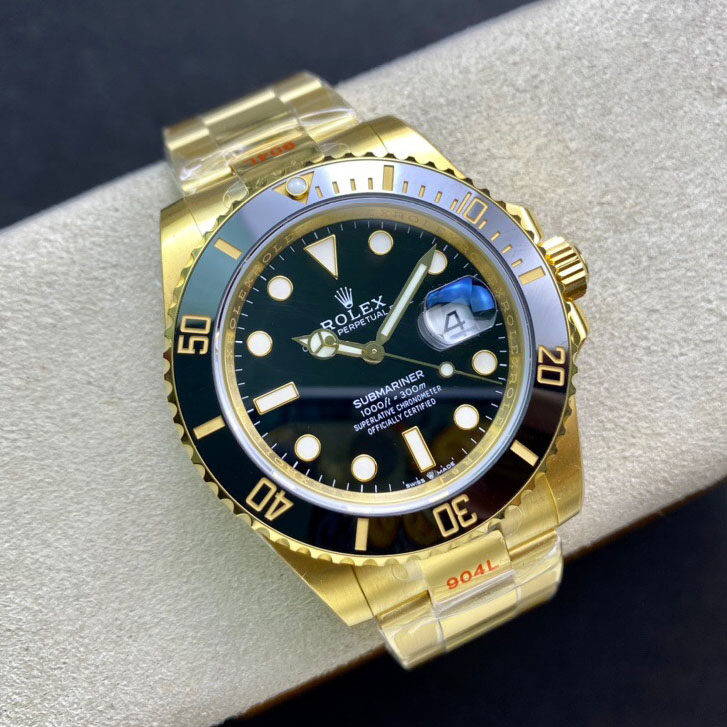 EW厂劳力士全金黑水鬼41mm高仿复刻手表Rolex