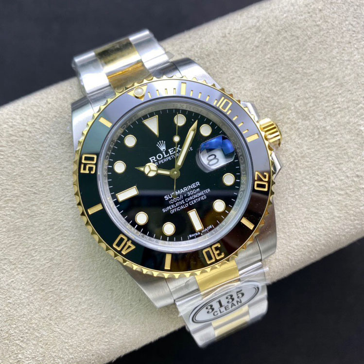 Clean厂C厂劳力士间金黑水鬼40mm116613顶级复刻Rolex