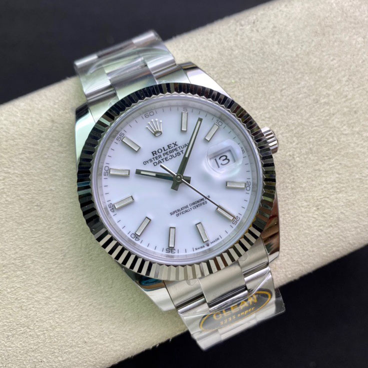 Clean厂C厂劳力士日志型白色盘m126334顶级复刻手表Rolex