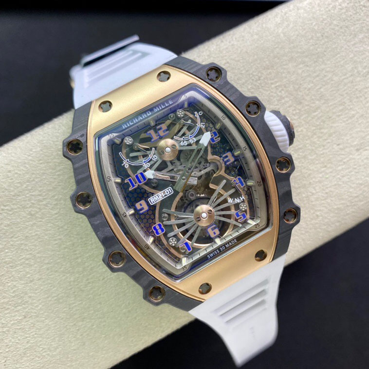 理查德米勒RM21-01空气动力陀飞轮腕表高仿机械手表