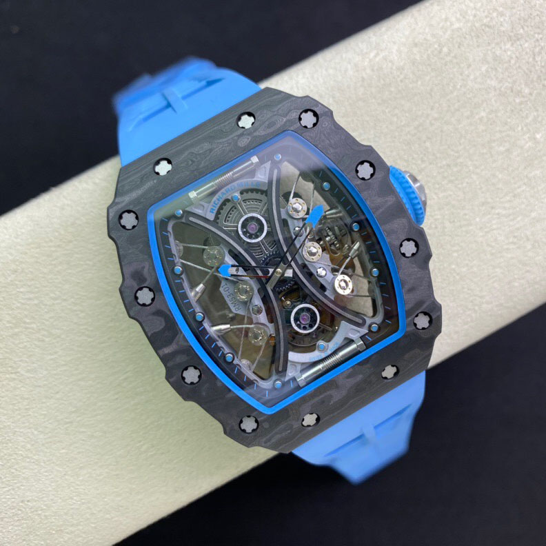 JB厂理查德米勒RM53-01真陀飞轮腕表全身碳钎维表壳顶级复刻手表